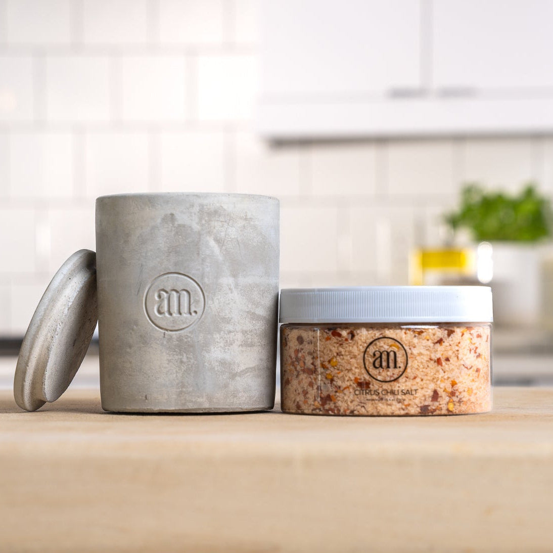 Salt Cellar & Citrus Chili Salt
