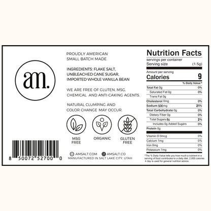 Vanilla Baking SALT 19.5 OZ